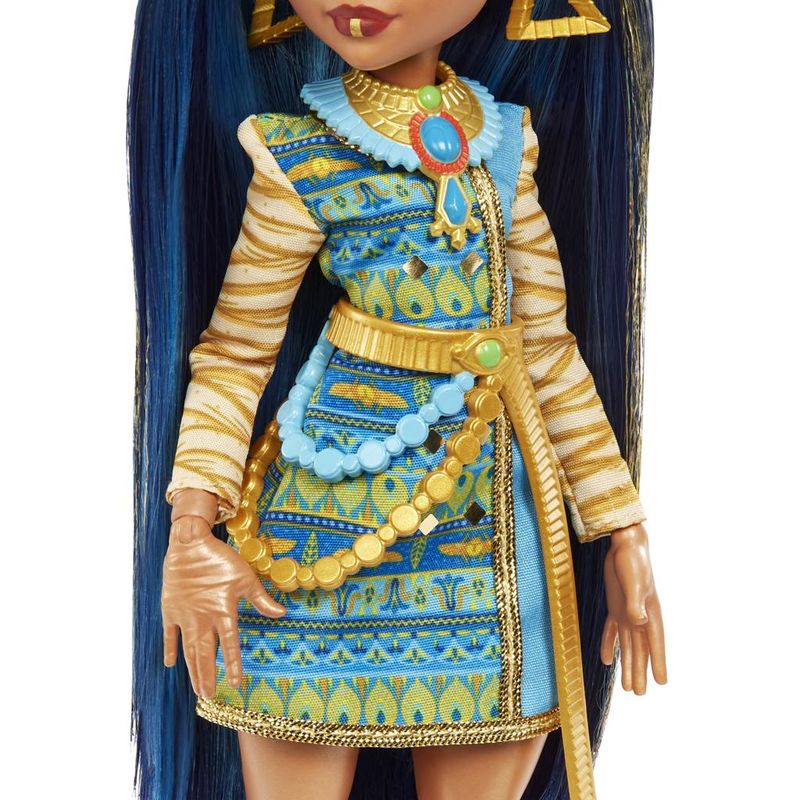 Boneca-Articulada-com-Acessorios---Monster-High---Cleo-De-Nile---Mattel-5