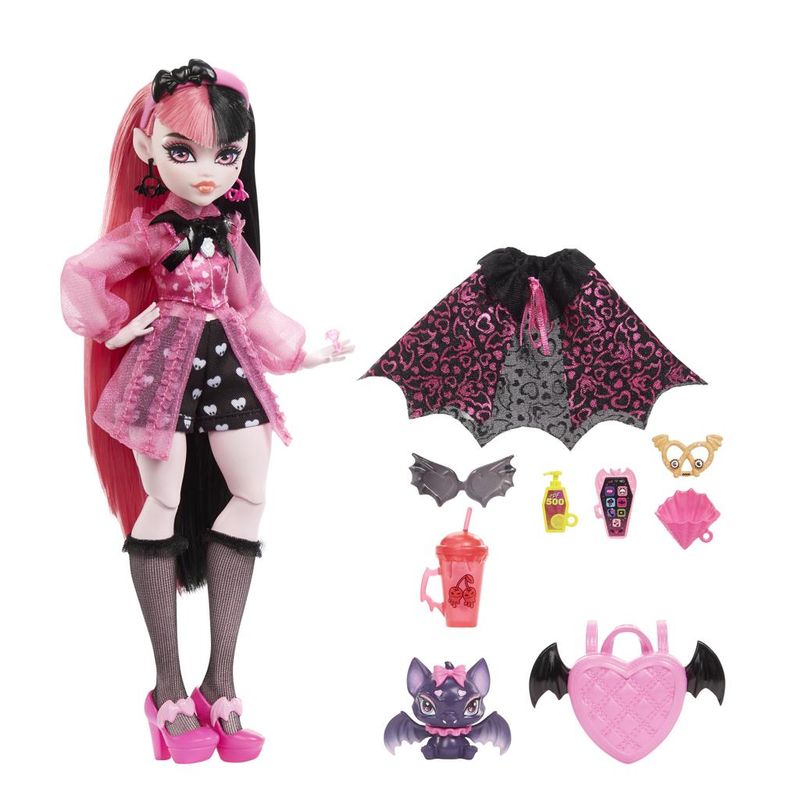 Boneca Articulada - Monster High - Draculaura - Mattel - WebContinental