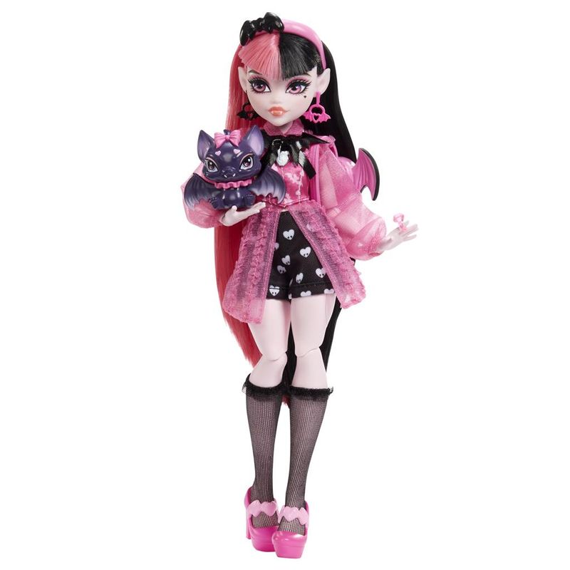 Boneca-Articulada-com-Acessorios---Monster-High---Draculaura---Mattel-2