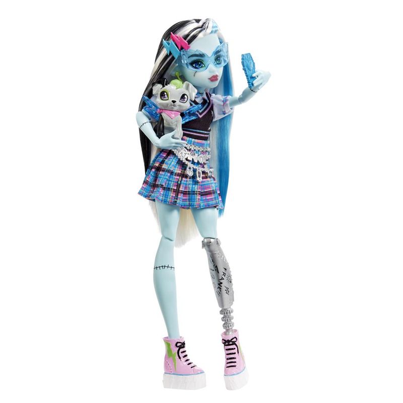 Mattel - Monster High - Boneco articulado Monster High com acessórios de  moda e mascote ㅤ, BONECAS MONSTER HIGH