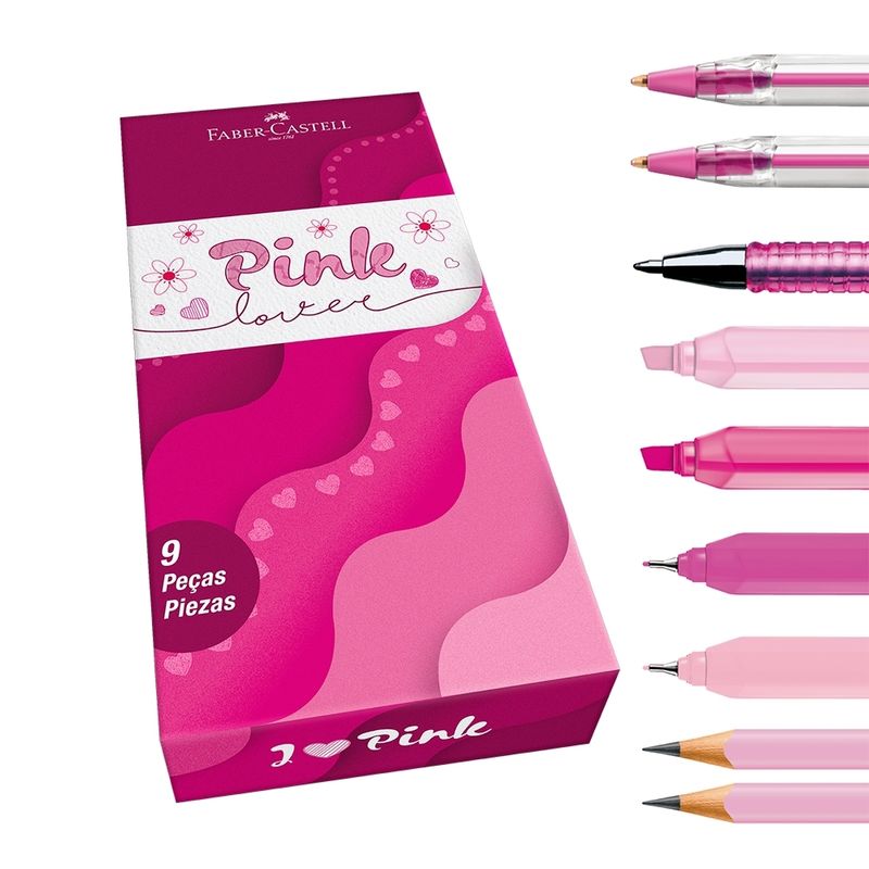 Conjunto-De-Canetas---Faber-Castell---Pink-Lovers---Rosa-2