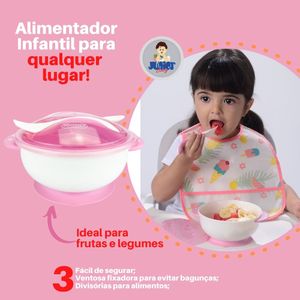 Kit Alimentação Prinscesas Rosa Bebê