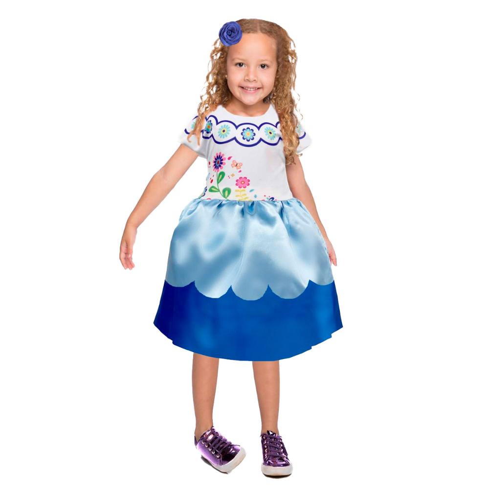 Fantasia Infantil Vestido Princesa Para Bloquinho de Carnaval - G 9 - 10 -  Ri Happy