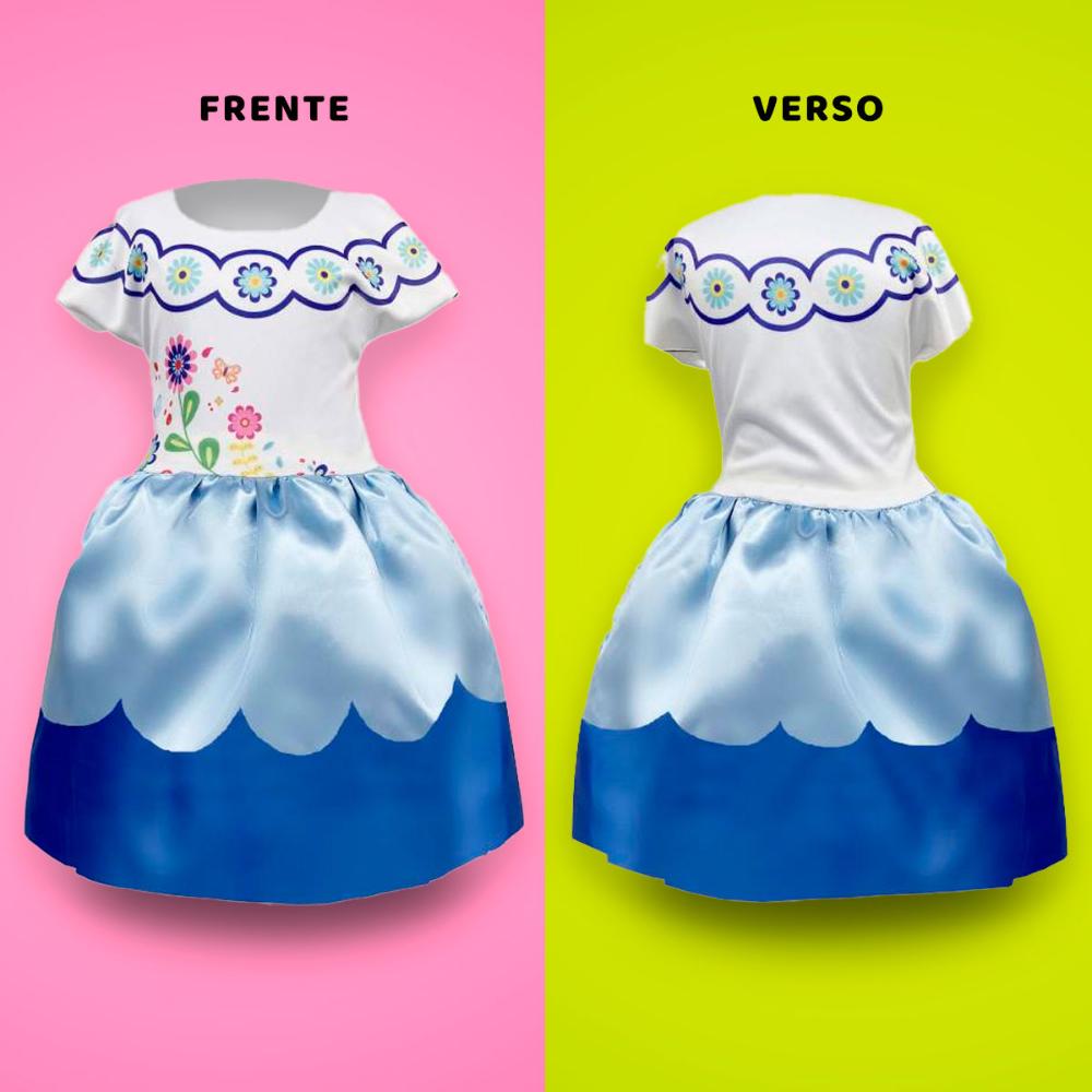 Fantasia Infantil Vestido Princesa Para Bloquinho de Carnaval - G 9 - 10 -  Ri Happy