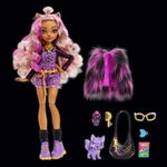 Boneca Monster High Clawdeen Wolf Moda Fashion Com Filhote