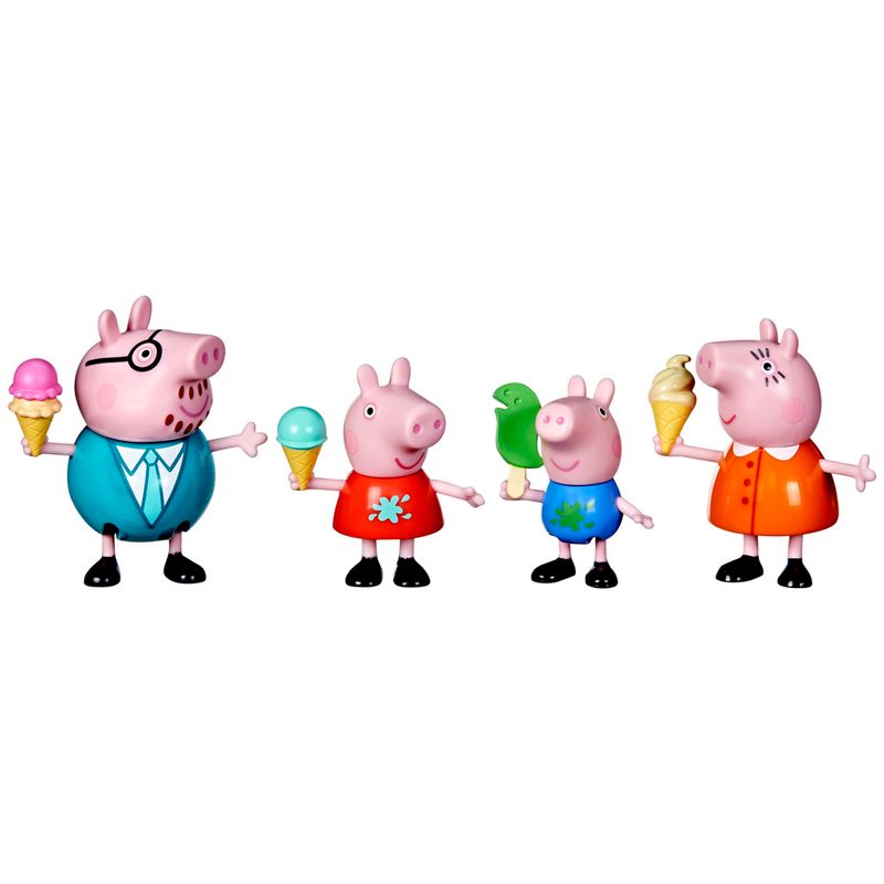 Conjunto De Figuras Peppa Pig Sorvete Divertido Hasbro Ri Happy