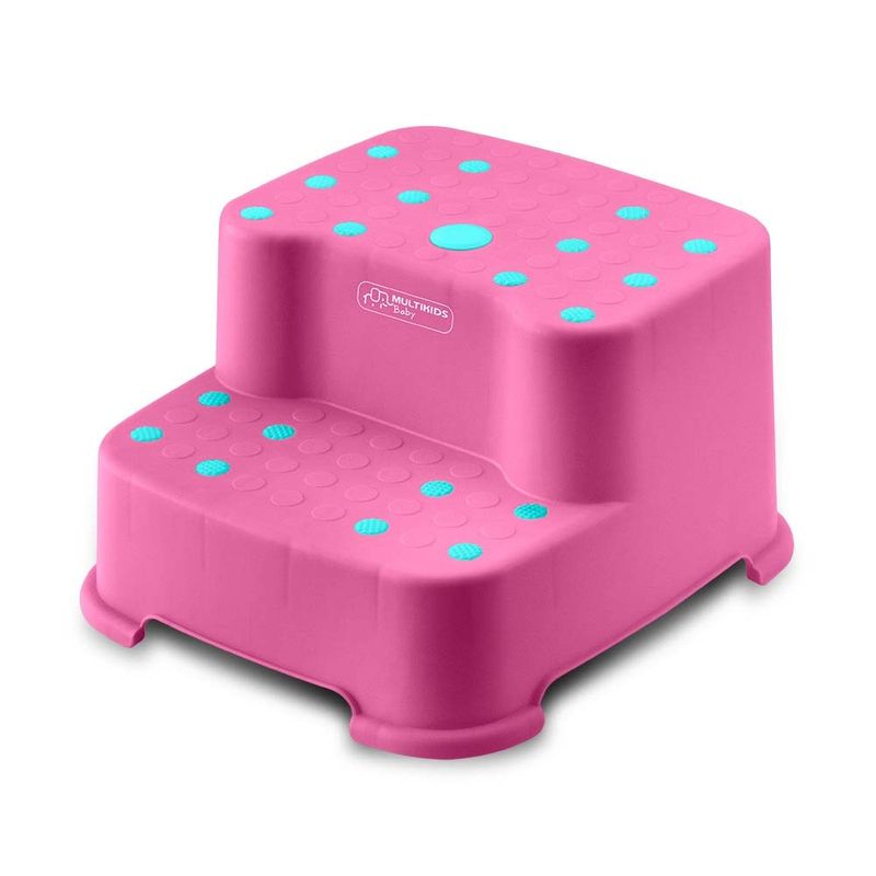 Escadinha-Infantil---Baby-Up-N-Down---Dois-Degraus---Rosa---Multikids-0