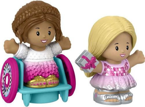 Little People Barbie 2 Bonecas com Pijama e Gatinho - Ri Happy