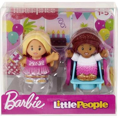 Little People Barbie 2 Bonecas com Pijama e Gatinho - Ri Happy