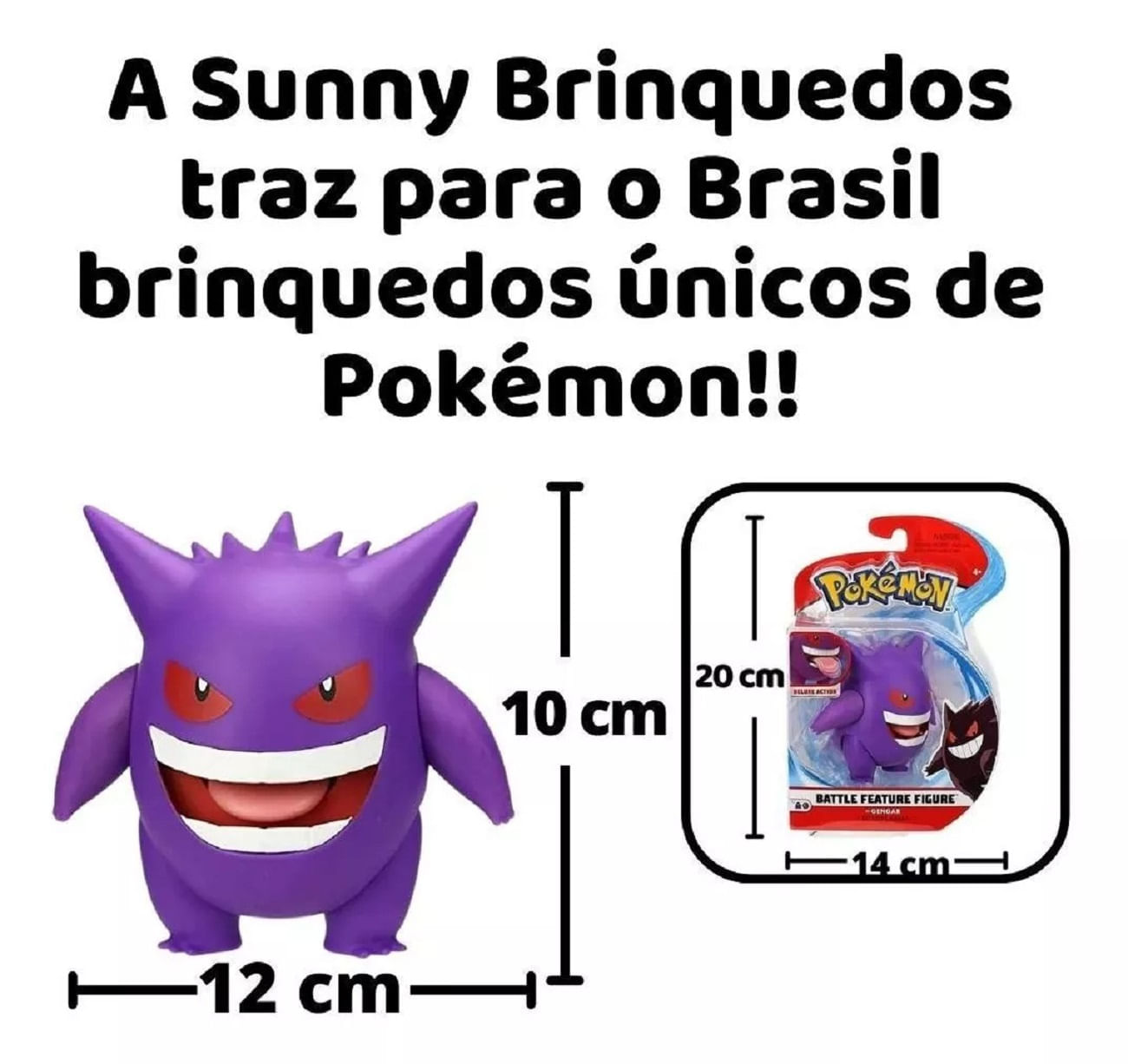 Boneco Gengar - Sunny Brinquedos : : Brinquedos e Jogos