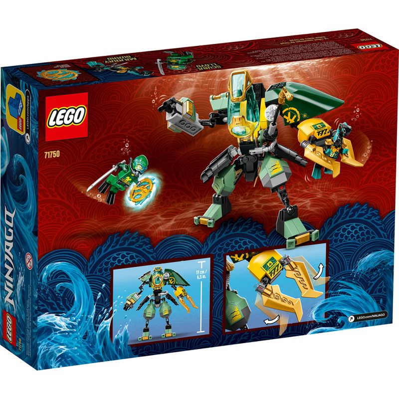 Lego Ninjago Hidro Robô do Lloyd 71750 - 228pcs - Ri Happy