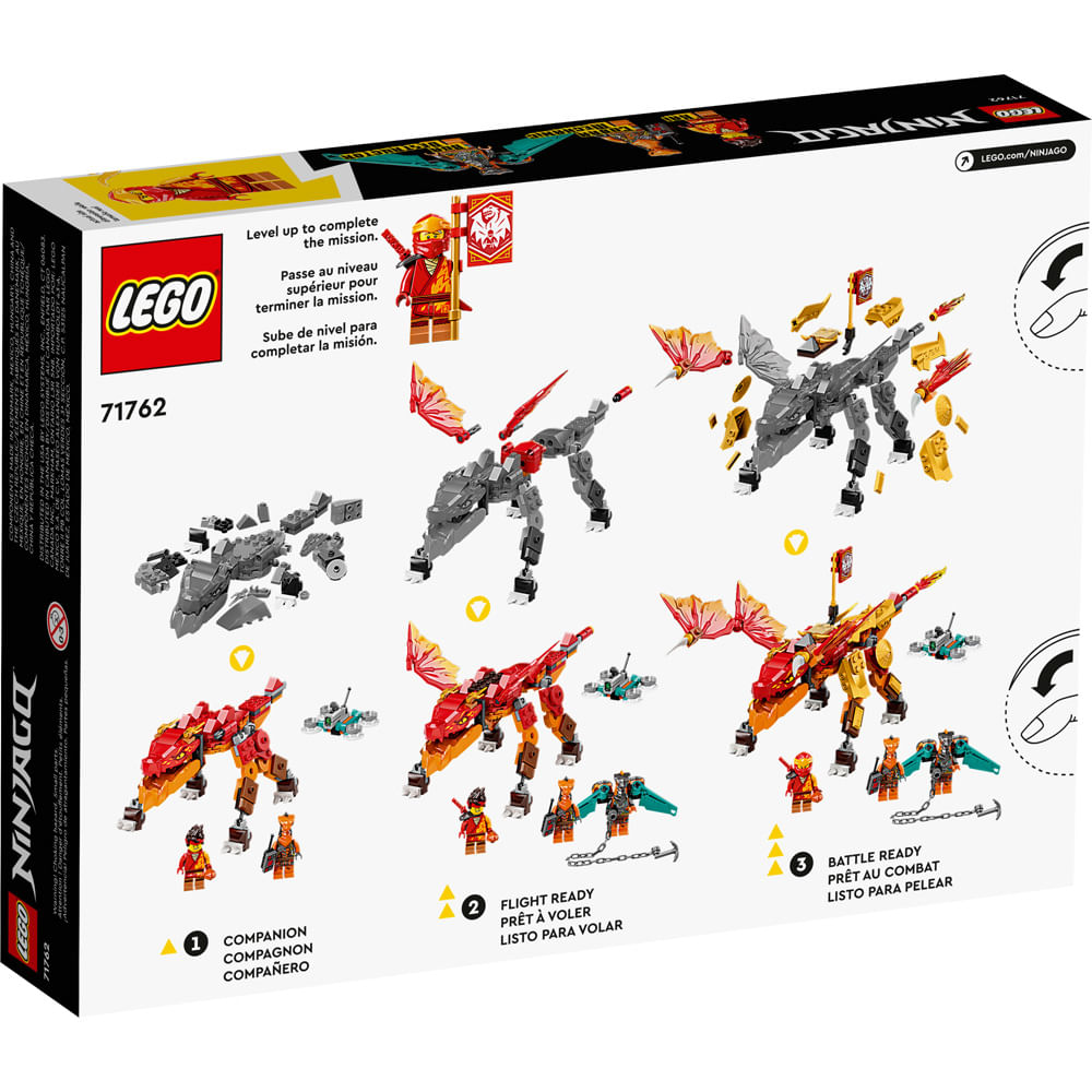 Lego NINJAGO Dragão do Fogo EVO do Kai 71762 204pcs - Ri Happy