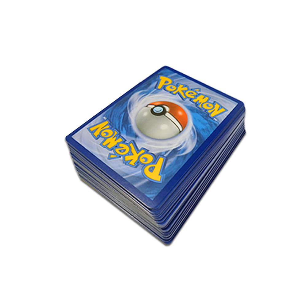 Lote 100 Cartas Pokémon 2 Cartas Brilhantes E 2 Lendários