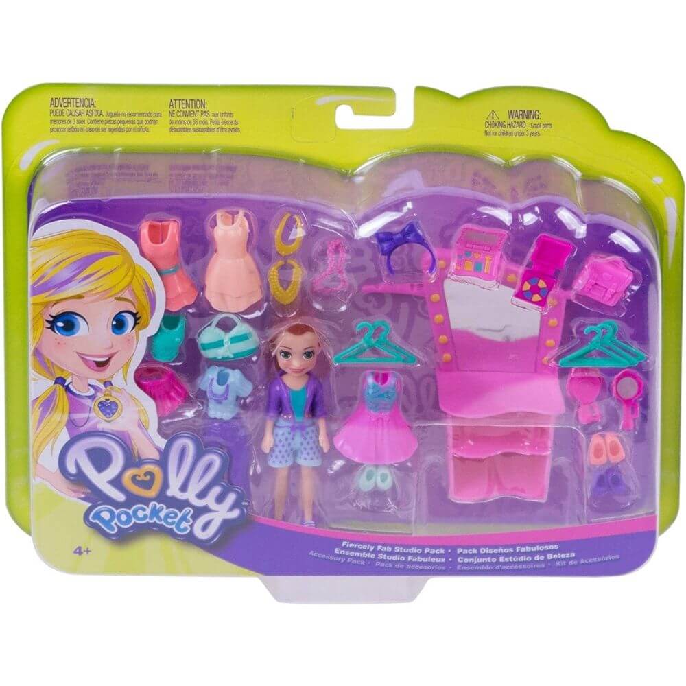 Boneca Polly Pocket Conjunto Festa De Pijama Com 18 Peças - Ri Happy