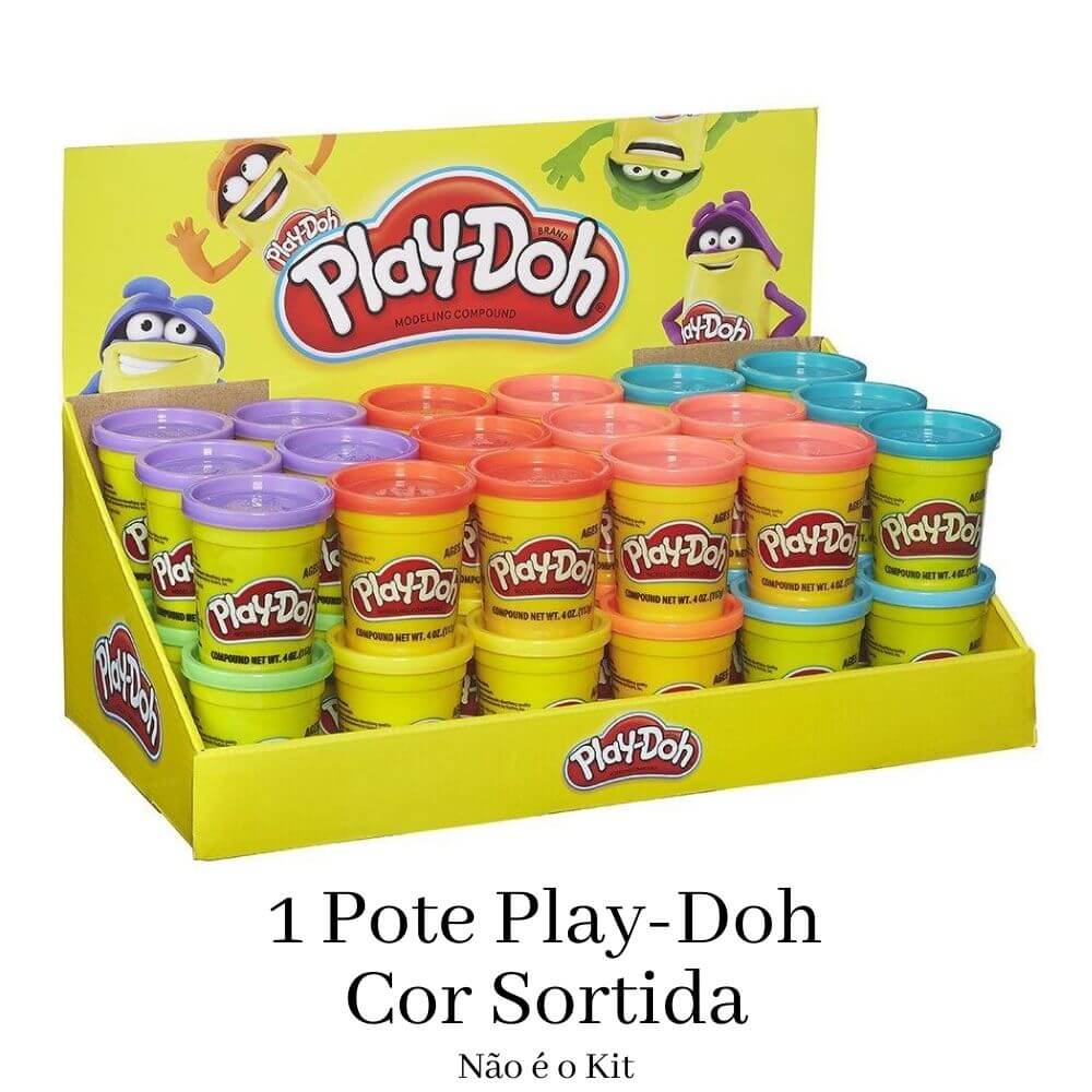 Play-Doh Massinha de Modelar Grab'n Go Refil com 6 Cores - A2762 A2763 -  Hasbro - Dorémi Brinquedos