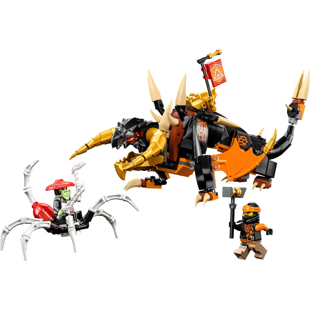 Lego Ninjago Dragao De Terra Evo Do Cole 71782 285pcs - Ri Happy