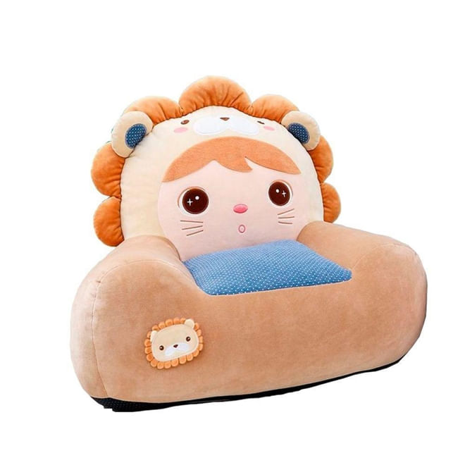 Encontraproduto.com.br - Mini Soft Sofá Infantil - Leão - Metoo