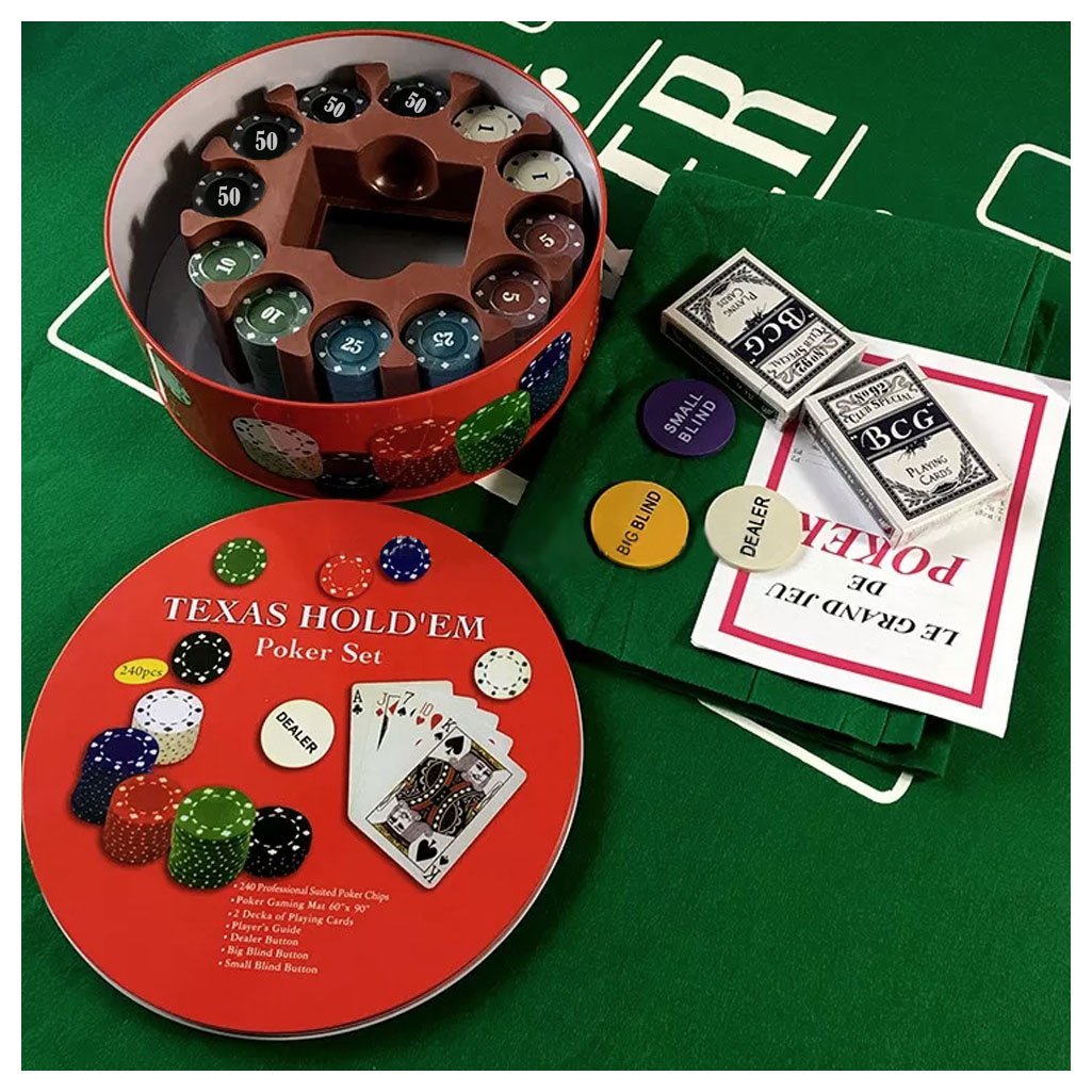 Jogo de Poker Kit Profissional Estojo em Metal com 100 Fichas Unidade -  Rocie/ WX Gift - Grupo Rocie - Jogo de Poker - Magazine Luiza