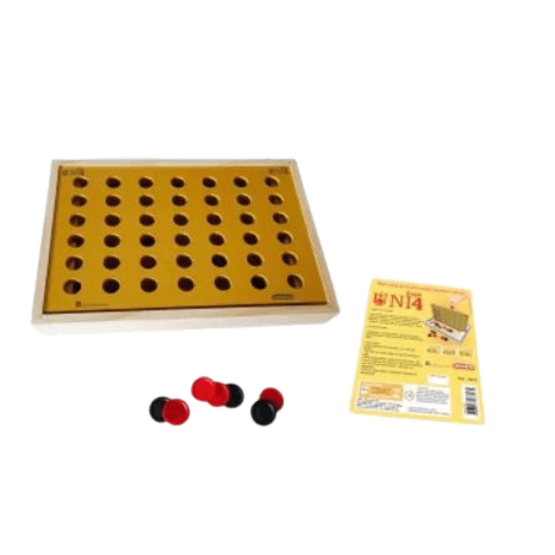 Uni 4 - Jogo de Tabuleiro - Brinquedo Educativo de Competição