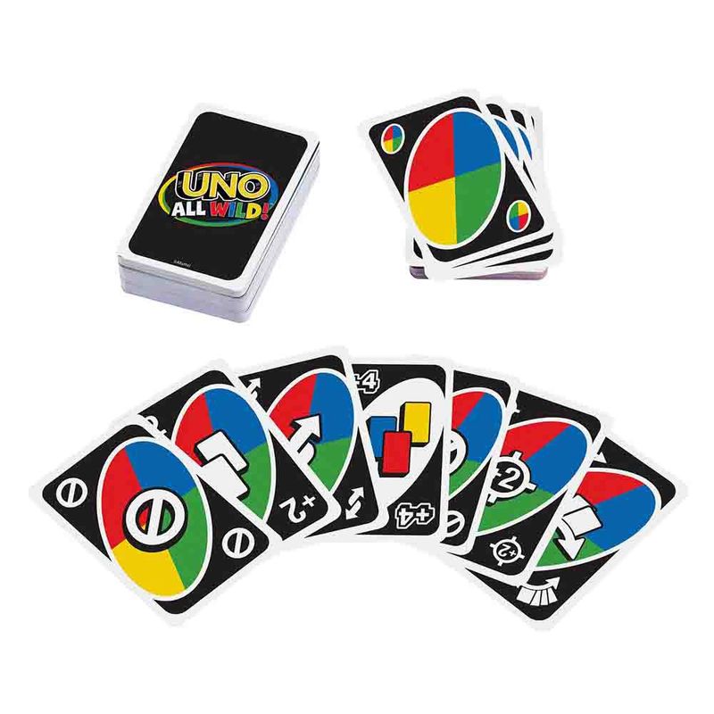 Jogo de Cartas - Uno All Wild - Uno - 112 cartas - 02 a 10