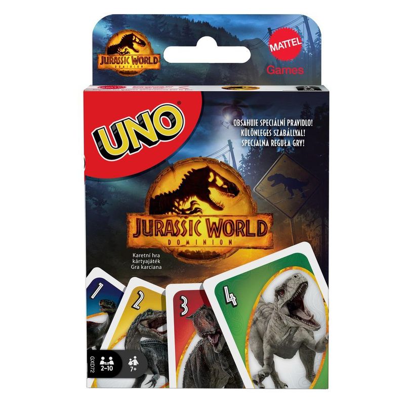 Jogo-de-Cartas---UNO---Jurassic-World---Dominion---2-a-10-Jogadores---Mattel-4