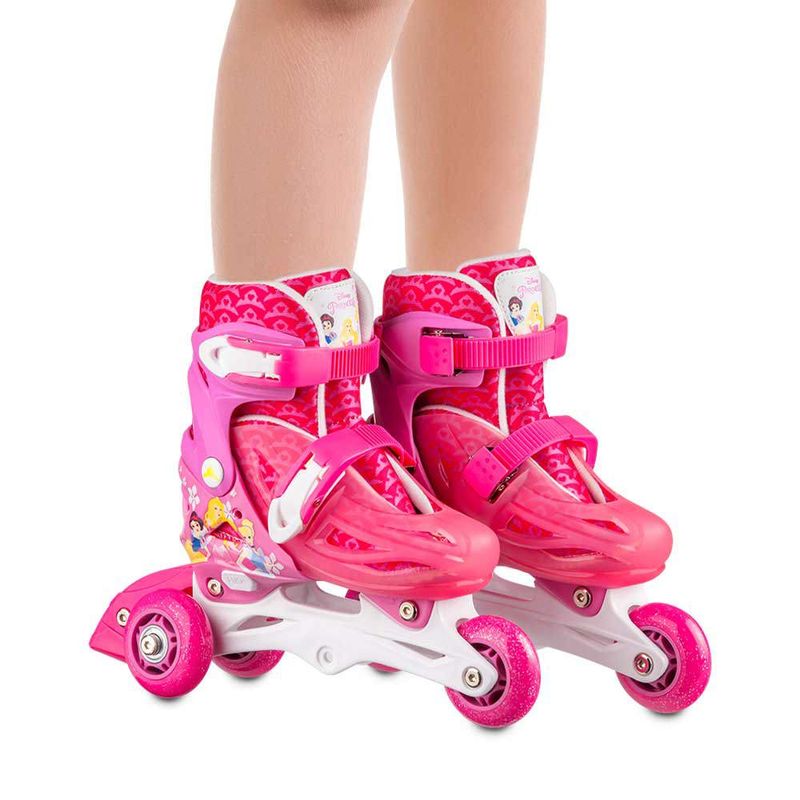 Patins-2-em-1---Disney---Princesas---Inline---Tam-31-34---Multikids---Rosa-5