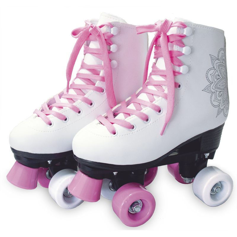 Patins-Classico-4-Rodas---Tamanho-31-a-32---Fun---Branco-0