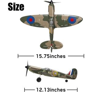 Avião de Controle Remoto com Sistema de Estabilização Xpilot para Crianças  e Adultos, VOLANTEXRC Bf109, Amarelo e Verde - Blumenau