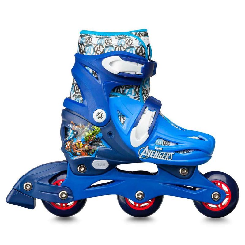 Patins-2-em-1---Marvel---Vingadores---Inline---Tam-31-34---Multikids---Azul-2