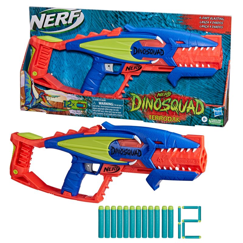 Lanca-Dardos---Nerf---Dinosquad-Terrodak-Elite---12-Dardos---Hasbro-0