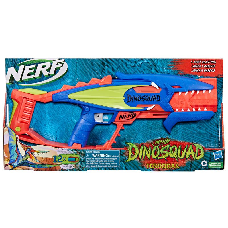 Lança Dardos - Nerf - Dinosquad Terrodak Elite - 12 Dardos - Hasbro