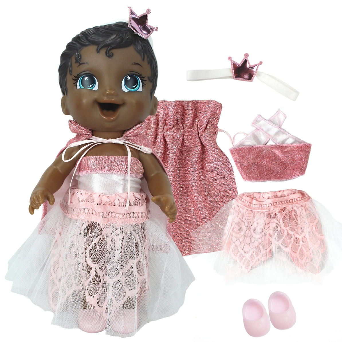 KIT ROUPA BONECA BABY ALIVE - ROUPAO DE BANHO GIRL - CASINHA 4 - Ri Happy