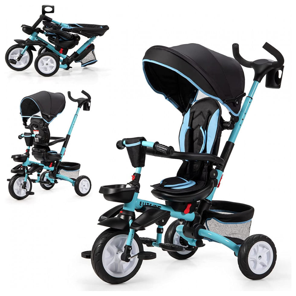 BABY JOY Triciclo Infantil para Passeio com Assento Ajustavel 7