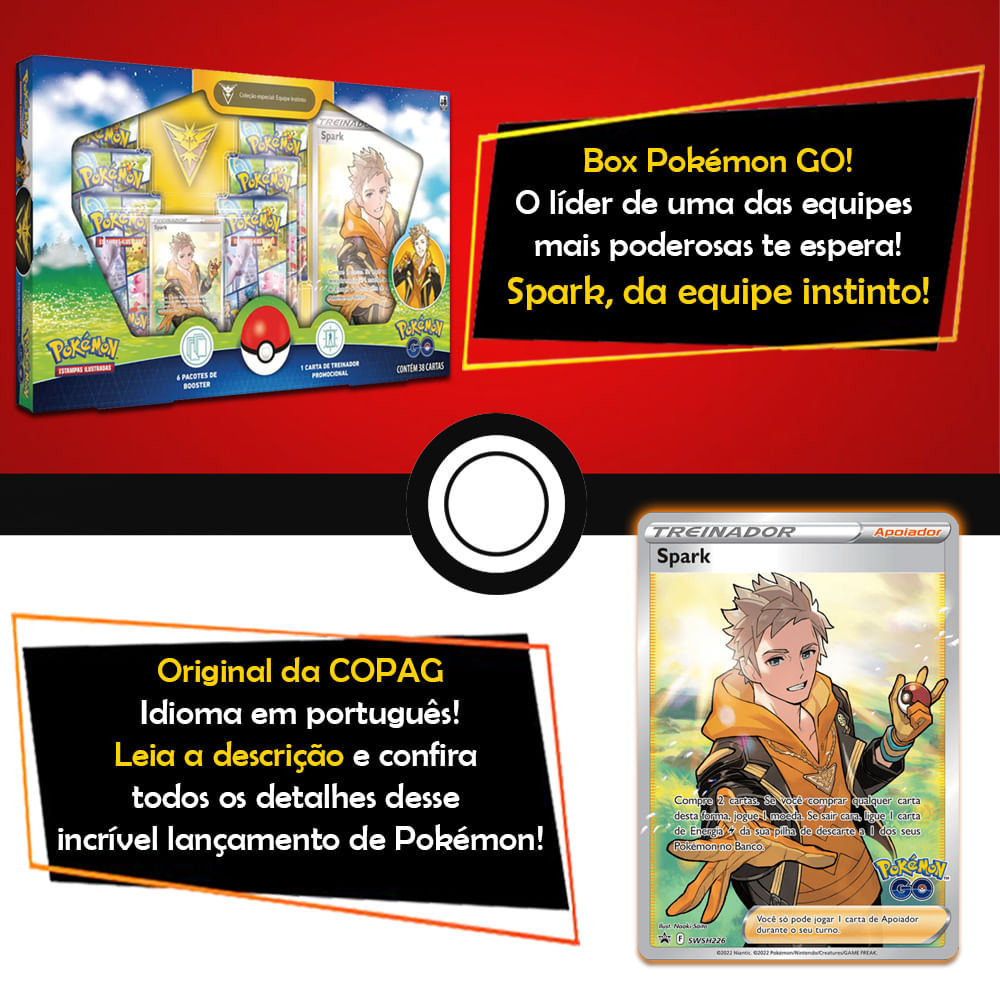Pokemon Box - Coleção Especial - Equipe Instinto - Spark - Ri Happy