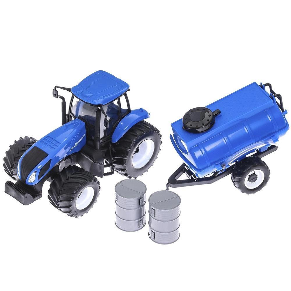 Brinquedo Infantil Trator T8 New Holland Agricultura Usual - 588 - Fabrica  da Alegria