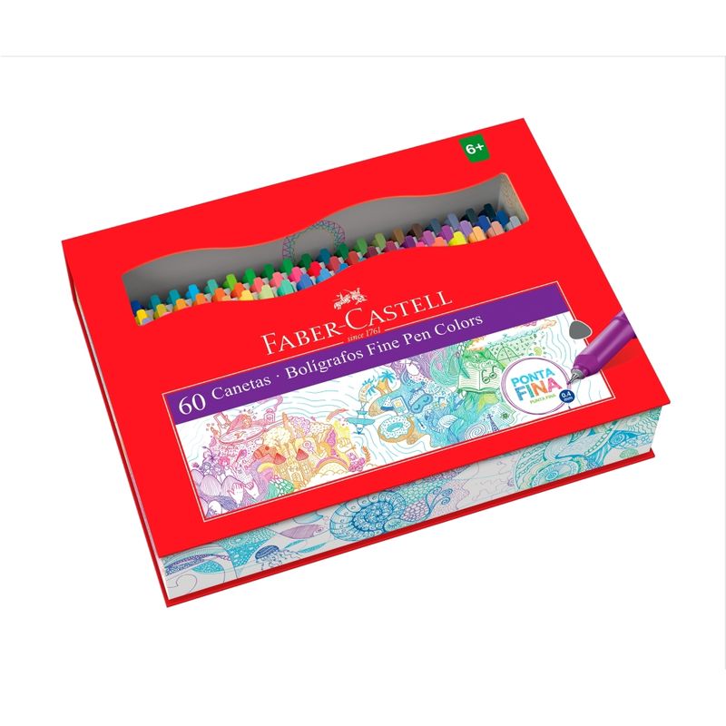 Conjunto-De-Canetas---Faber-Castell---Ponta-Fina---60-Cores-0