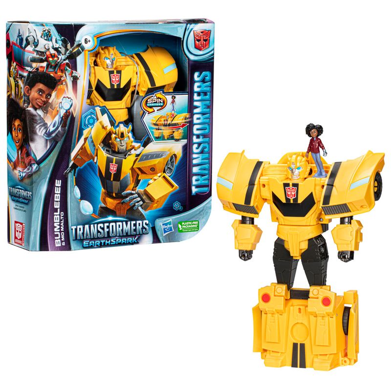 Figura-de-Acao---Transformers---Bumblebee-e-Mo-Malto---EarthSpark---Hasbro-0