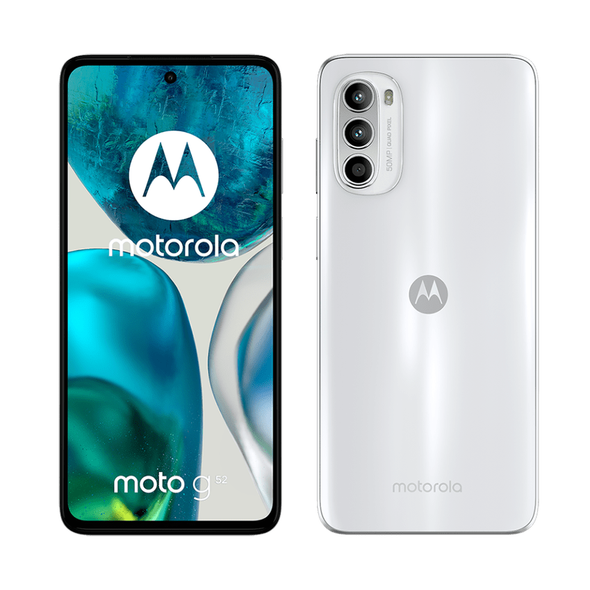 Smartphones Motorola Moto G52 128GB 4GB RAM Branco - Ri Happy