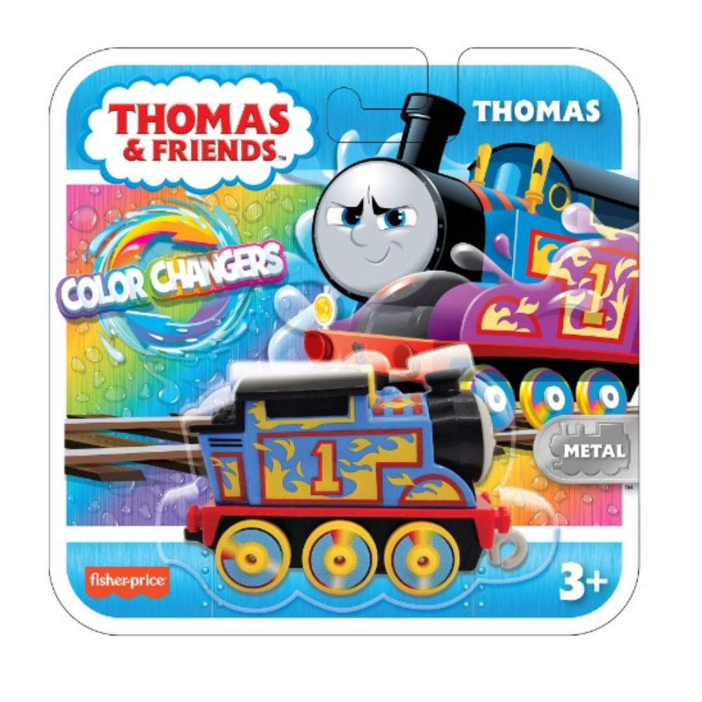 Carrinho Thomas E Seus Amigos Color Changers Thomas De Metal - Ri Happy