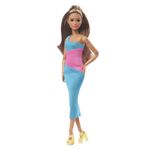 Boneca-Articulada---Barbie-Signature-Looks---Moda-Vestido---Mattel-0
