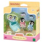 Sylvanian-Families---Conjunto-de-Carrinho-e-Bebes-Pinguins---Pearl-e-Rocky---Epoch-1