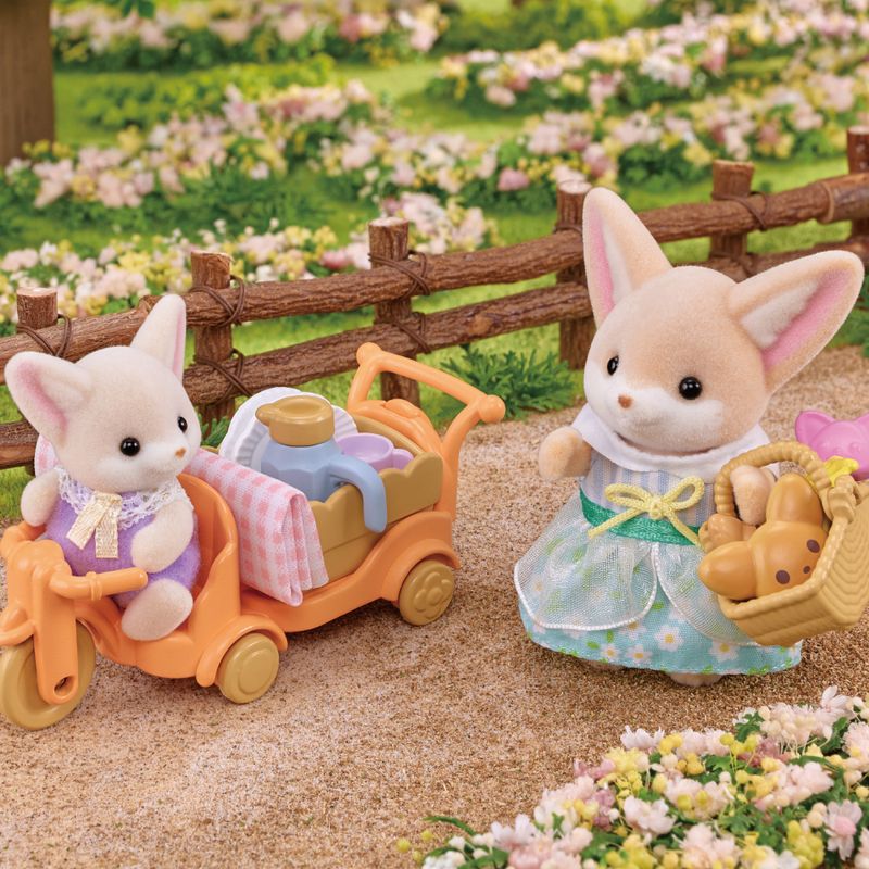 Sylvanian-Families---Conjunto-Piquenique-Ensolarado---Irma-e-Bebe-Raposa---Epoch-3