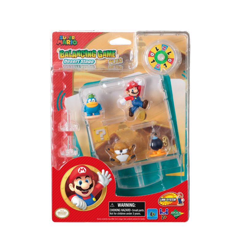 Conjunto-De-Mini-Figuras---Super-Mario---Jogo-Do-Equilibrio---Palco-Do-Deserto---Epoch-1