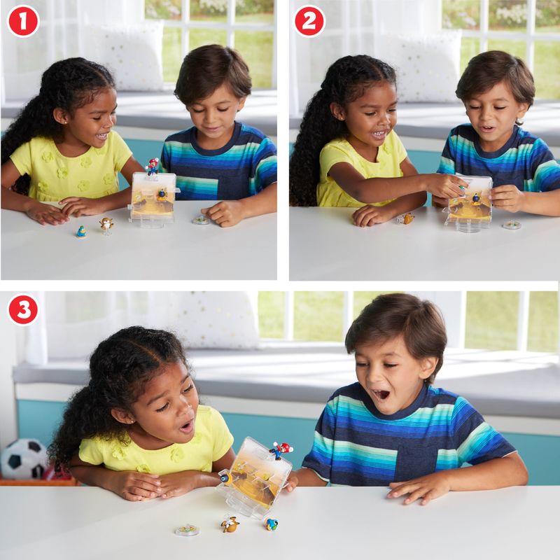 Conjunto-De-Mini-Figuras---Super-Mario---Jogo-Do-Equilibrio---Palco-Do-Deserto---Epoch-5
