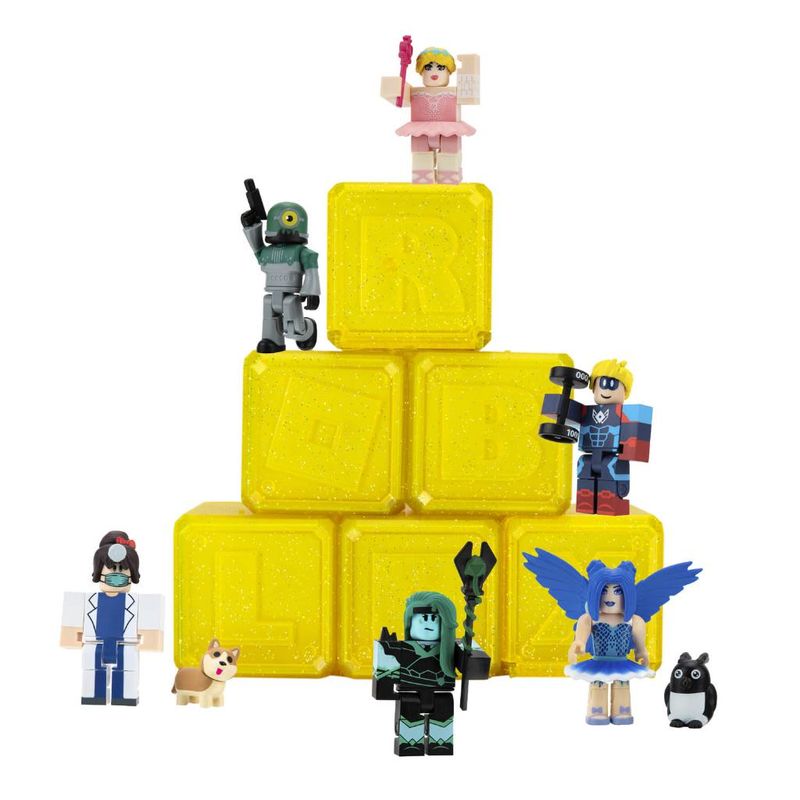 Roblox Coleção Com 8 Personagens Blocos De Montar em