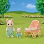 Sylvanian-Families---Conj-Carrinho-Bebe-Papai-e-Bebe-Gato-Primavera---Epoch-2