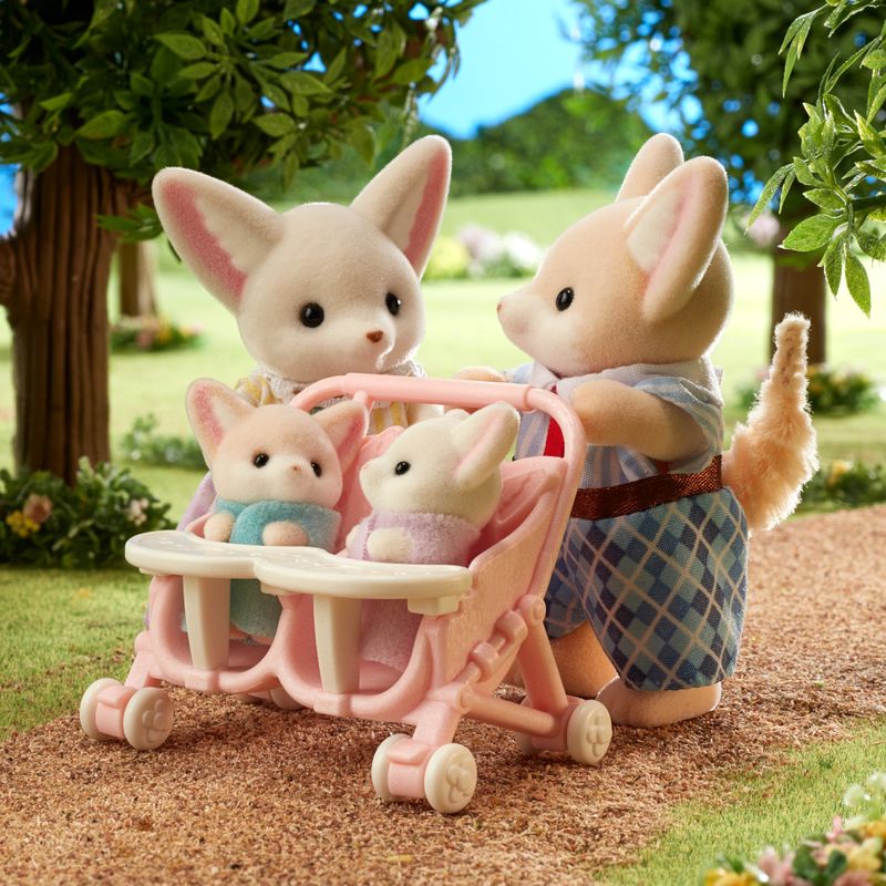 Sylvanian-Families---Conjunto-Familia-das-Raposas-do-Deserto---Epoch-4