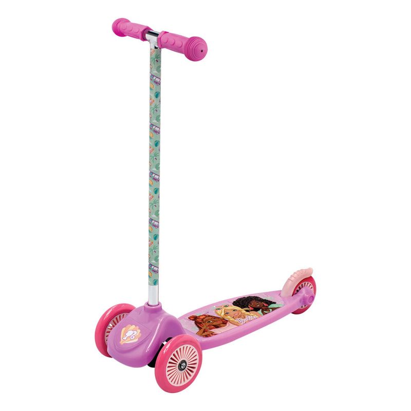 Patinete-Barbie---3-Rodas---Rosa---Fun-0