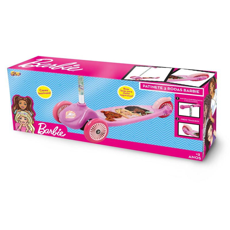 Patinete-Barbie---3-Rodas---Rosa---Fun-1