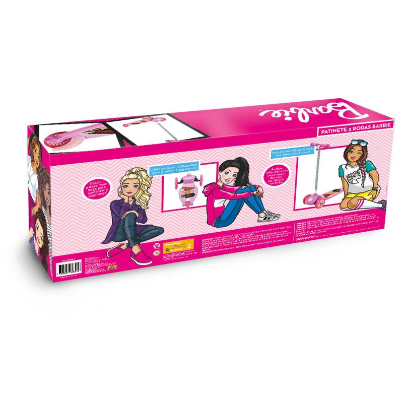 Patinete-Barbie---3-Rodas---Rosa---Fun-6